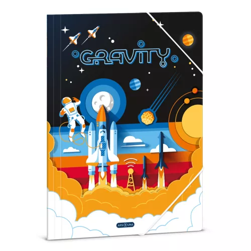 Gumis mappa A4 karton GRAVITY