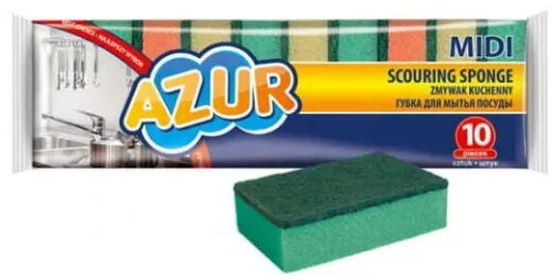 Mosogatószivacs 10 db/csomag Azur_York