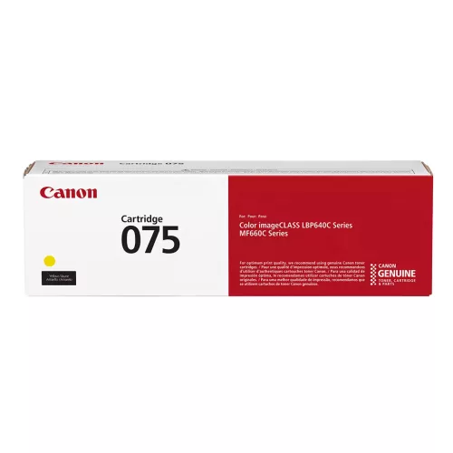 Canon CRG075 Toner Yellow 1300 oldal kapacitás