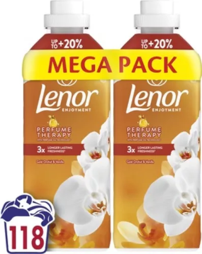 Öblítő koncentrátum 2 x 1239 ml Lenor Gold Orchid