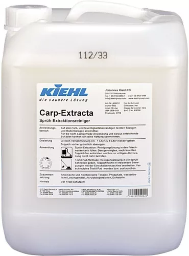Szőnyegtisztító gépi 10 liter Carp-Extracta Kiehl