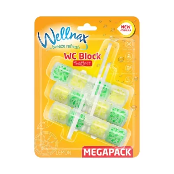 WC illatosító golyós 3 x 50 g Wellnax Lemon