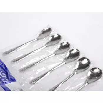 Kanál teás-kávés fém 6 db/csomag