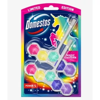 WC illatosító 2 x 50 g rúd Power5 Domestos Magic Unicorn