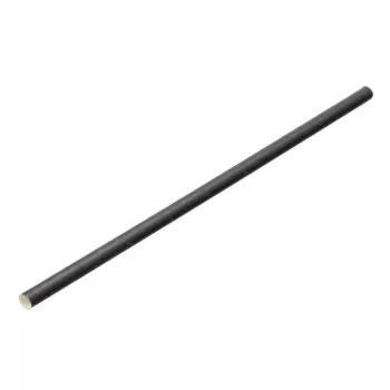 Szívószál papír 8 x 230 mm fekete 