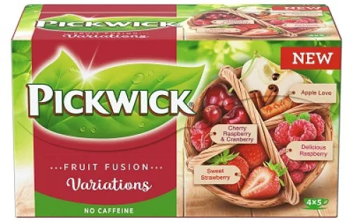 Gyümölcstea 20x2 g PickwickVariációk PIROS meggy, vörösáfonya és málna