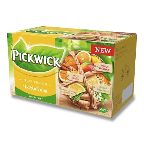 Gyümölcs tea 20x2 g Pickwick Fruit fusion SÁRGA citrom, narancs, bodzavirággal