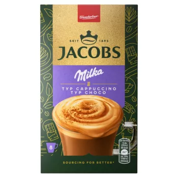 Kávé instant Capuccino Milka 8x15,8g Jacobs