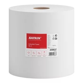   Ipari törlő 2 rétegű átmérő: 28 cm 1040 lap/260 m/tekercs 2 tekercs/karton Katrin_458637