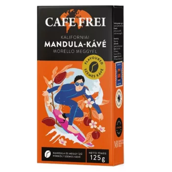   Kávé szemes, 125g, Cafe Frei Kaliforniai mandula morello meggyel