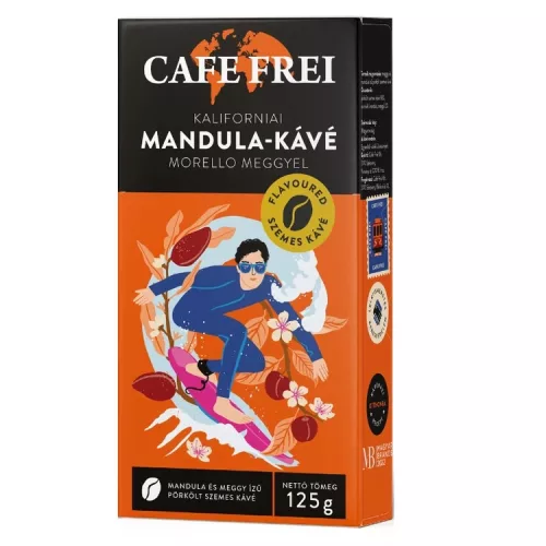 Kávé szemes, 125g, Cafe Frei Kaliforniai mandula morello meggyel