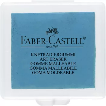   Gyurmaradír műanyag dobozban vegyes színben Faber-Castell sárga,piros,kék