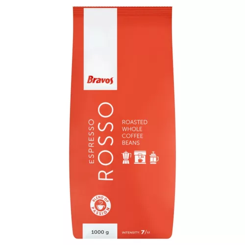 Kávé szemes, 1000g, Bravos Classic Espresso Rosso 
