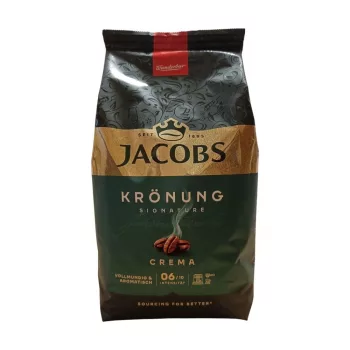 Kávé szemes, 1000g, Jacobs Krönung, Crema 
