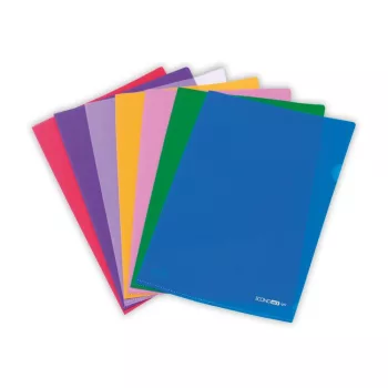   Genotherm 'L' A4, PP 180 micron fényes  10db/csomag, Economix vegyes színek