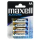 ELEM AA CERUZA LR6 MAXELL ALKALINE 4DB