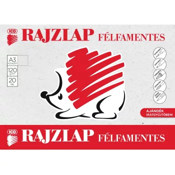 SÜNI RAJZLAP FÉLFAMENTES 20 LAP A/3