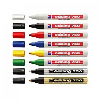 Lakkmarker 2-4mm, kerek Edding 750 zöld