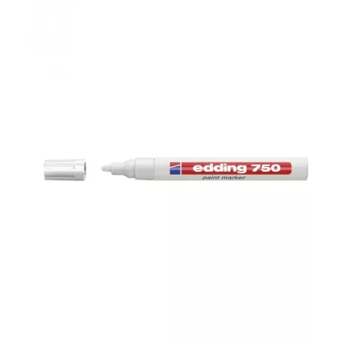 LAKKMARKER 750 KEREK 2-4MM FEHÉR EDDING