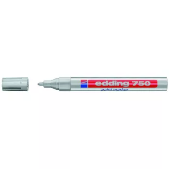 LAKKMARKER 750 KEREK HEGY 2-4MM EZÜST EDDING