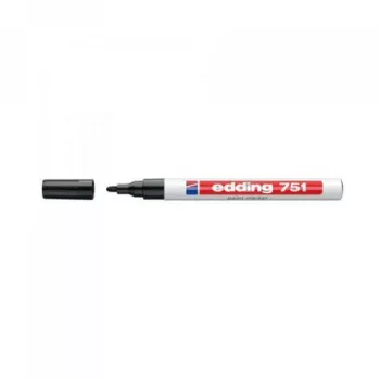 LAKKMARKER 751 KEREK HEGY 1-2MM FEKETE EDDING