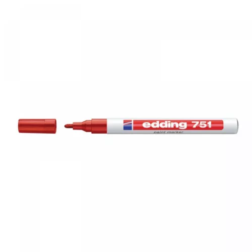 LAKKMARKER 751 KEREK HEGY 1-2MM PIROS EDDING