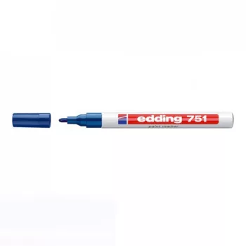 LAKKMARKER 751 KEREK HEGY 1-2MM KÉK EDDING