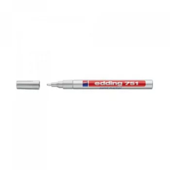 LAKKMARKER 751 KEREK HEGY 1-2MM EZÜST EDDING