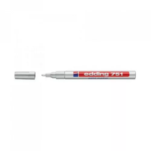 LAKKMARKER 751 KEREK HEGY 1-2MM EZÜST EDDING