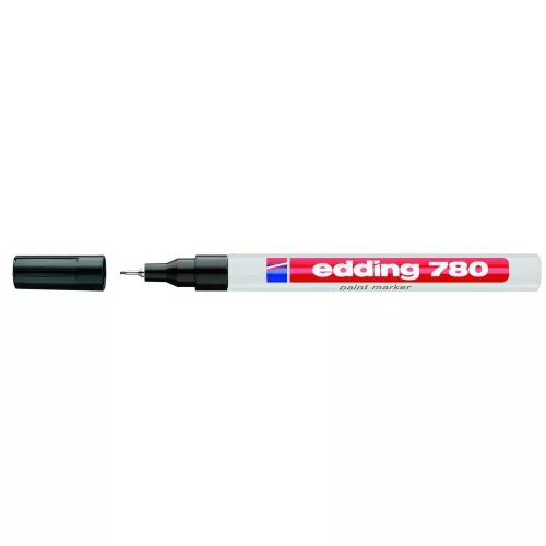 LAKKMARKER 780 KEREK 0,8MM FEKETE EDDING