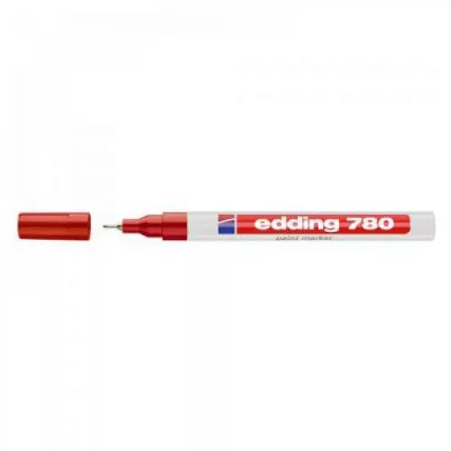 LAKKMARKER 780 KEREK 0,8MM PIROS EDDING