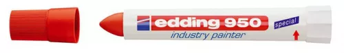 Permanent jelölő marker 10mm kúpos EDDING 950 piros 