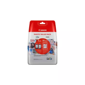   Canon PG-545XLx2 (2x15 ml) + CL-546XL (1x13 ml) + 50 lap GP501 10x15 fényes fotópapír Multipack