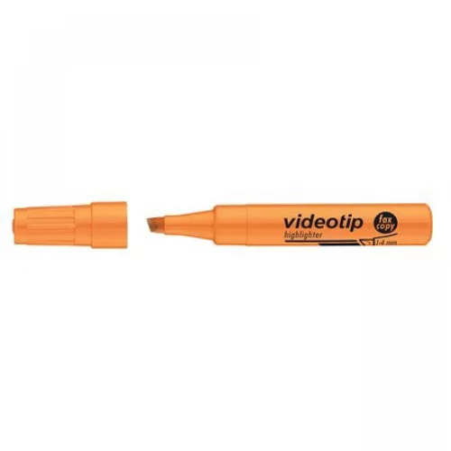 Szövegkiemelő 1-4mm VIDEOTIP ICO 25 db /doboz narancs