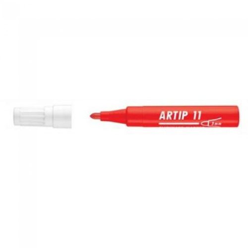 Flipchart marker, 1-3 mm, kúpos, ICO "Artip 11", piros
