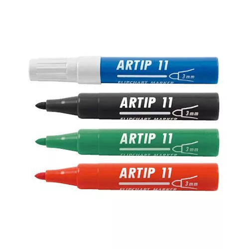 Flipchart marker vízbázisú 3mm kerek ARTIP 11 fekete