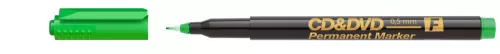 Permanent marker CD/DVD, F 0,5mm ICO, zö