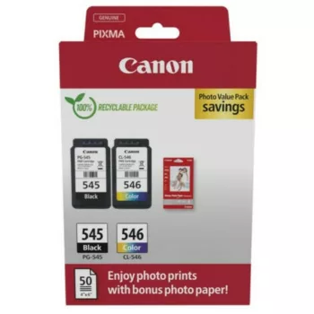   Canon PG545/CL546 tintapatron + fotópapír multipack ORIGINAL