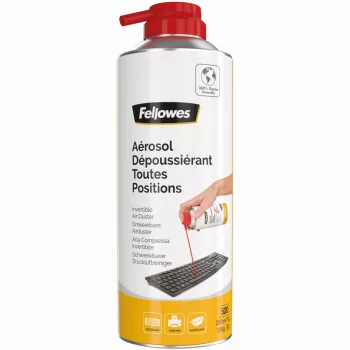   Sűrített levegő, porpisztoly, forgatható, HFC mentes, gyúlékony, 520 ml/200 ml, FELLOWES