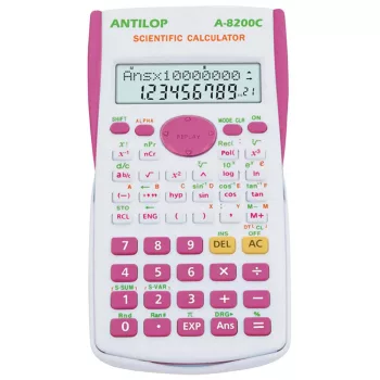   SZÁMOLÓGÉP TUDOMÁNYOS 240 FUNKCIÓS A-8200C PINK ANTILOP A-8200C