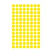 Etikett címke, jelölésre 8 mm, Avery sárga, 
