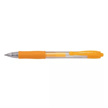 Zselés toll nyomógombos 0,7mm PILOT G-2 Neon barack