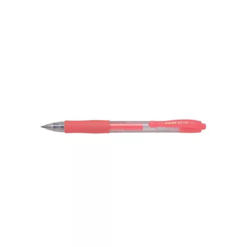 Zselés toll nyomógombos 0,7mm PILOT G-2 Neon rózsaszín
