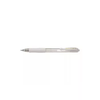 Zselés toll nyomógombos 0,7mm PILOT G-2 Pasztel fehér