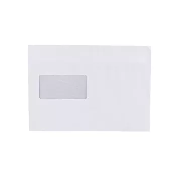   Boríték LC/5 öntapadó bélésnyomott bal ablakos 45x90 162×229mm B20A60 Bluering® fehér