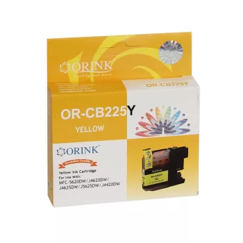 BROTHER LC225XL TINTAPATRON YELLOW ORINK