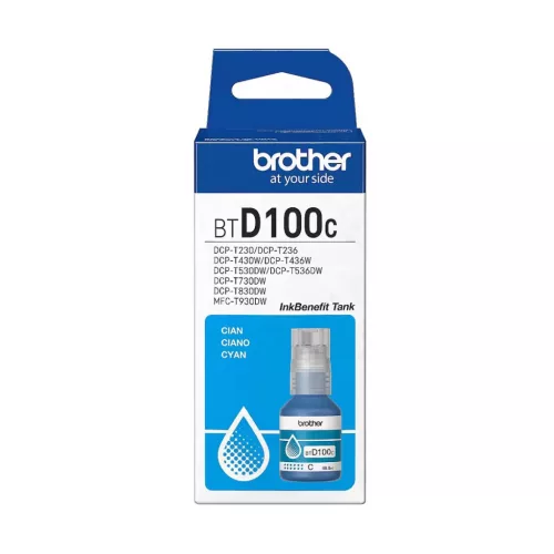 Brother BTD100C Tintatartály Cyan 48,8 ml 5.000 oldal kapacitás