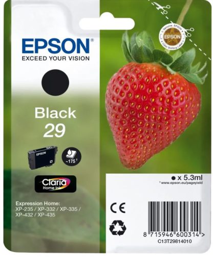 Epson T2981 Tintapatron Black 5,3ml No.29