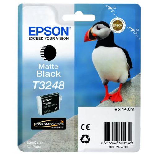 Epson T3248 Tintapatron Matte Black 14ml
