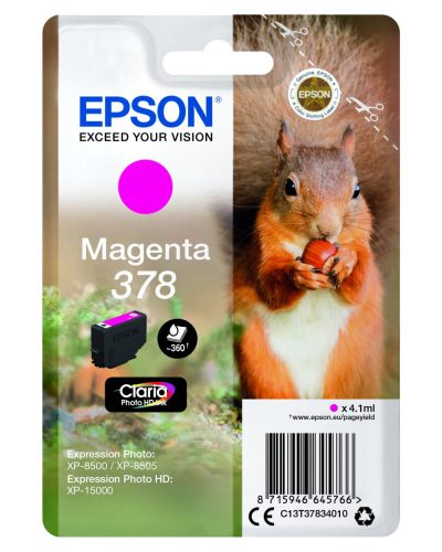 Epson T3783 Tintapatron Magenta 4,1ml No.378